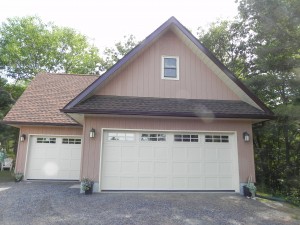 Partridge Bay Garage After Construction Front