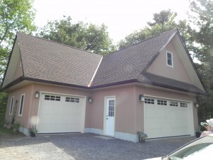 Partridge Bay Garage After Construction Front Left