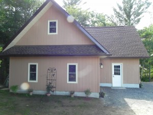 Partridge Bay Garage After Construction Left