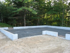 Partridge Bay Garage Before Construction Granular In