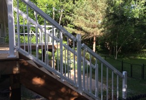 Sutton Deck - After Construction Stairs Side View