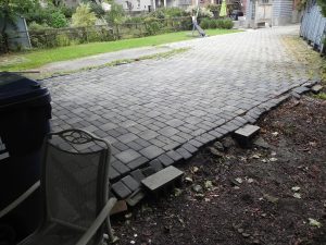 Toronto Garage Before Construction Existing Driveway 2