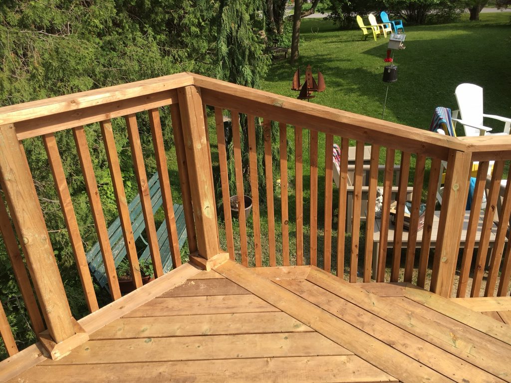 Keswick Pool Deck - After Construction Stairs From Upper Tier 2