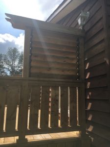 Keswick Deck #2 - After Construction Privacy Wall