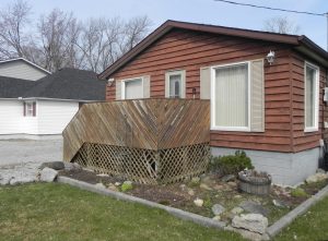 Keswick Deck #2 - Before Construction Front Right View