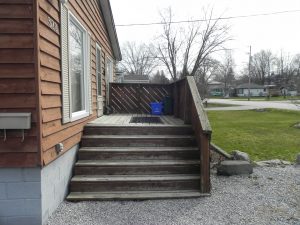 Keswick Deck #2 - Before Construction Left View