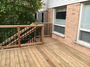 Delayne Drive Deck - After Construction Stair Landing