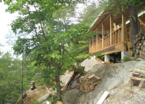 NML Cottage - During Construction - Cov Porch