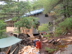 NML Cottage - During Construction - Rear 2