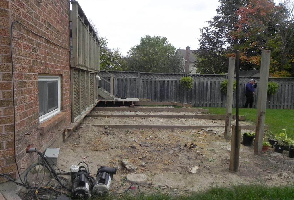 Keswick Deck 3 - Before Construction Left Side View