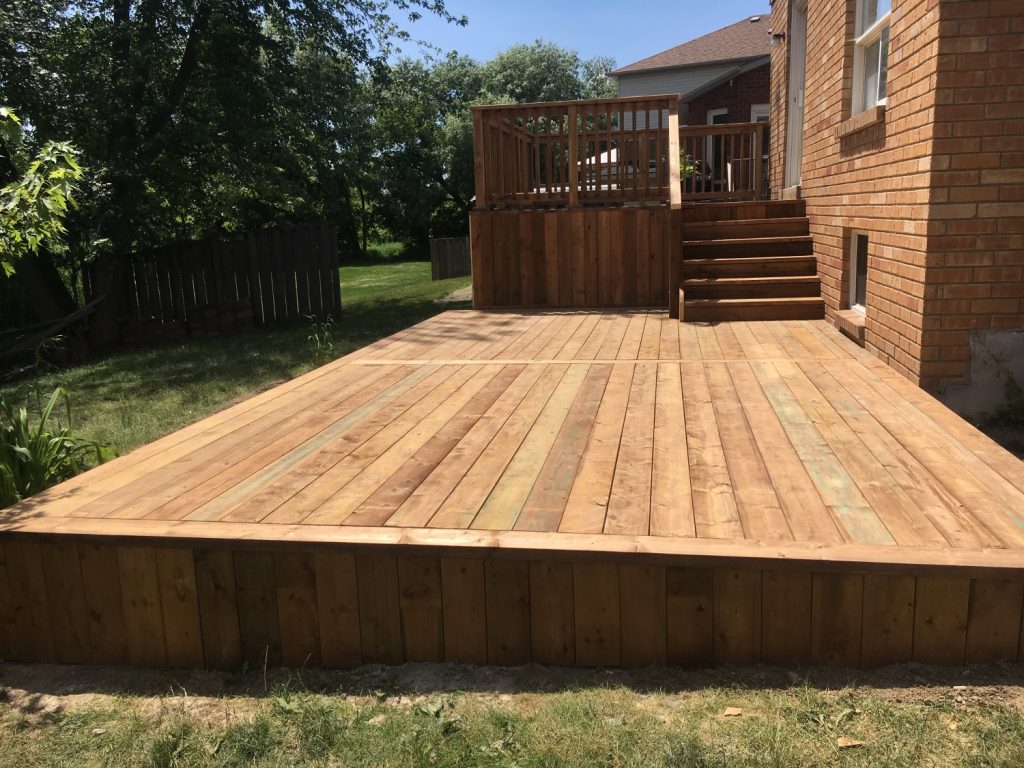 Bradford Deck 2 - After Construction Right Side View