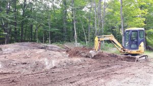 Manitou Garage - Before Construction Clearing Site