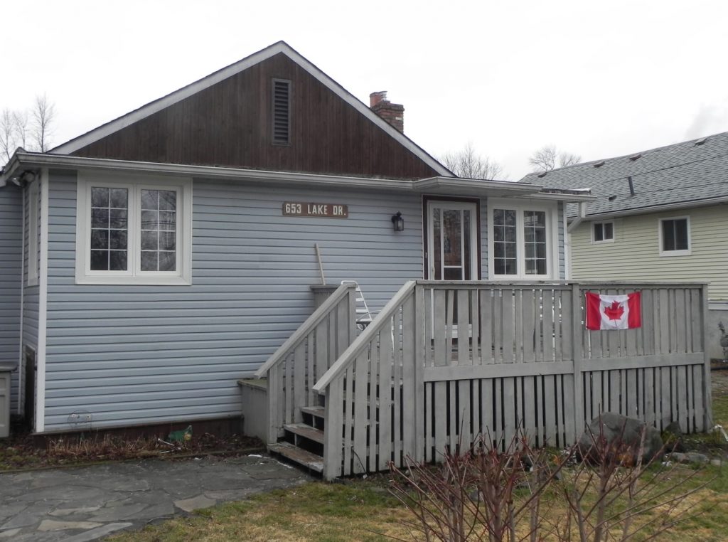 Willow Beach Deck 2 - Before Construction Front Left View