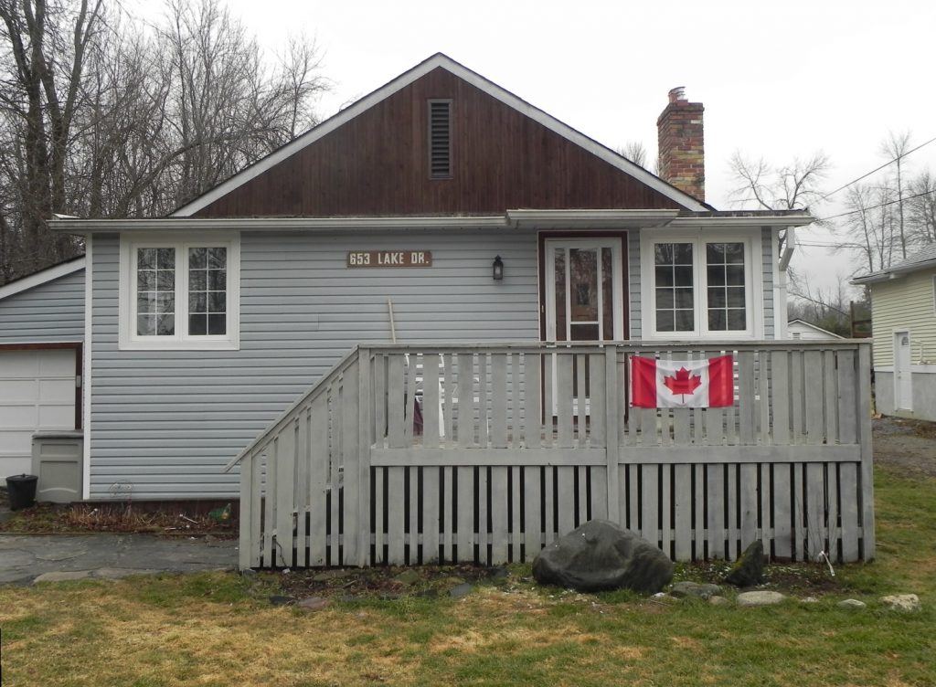 Willow Beach Deck 2 - Before Construction Front View