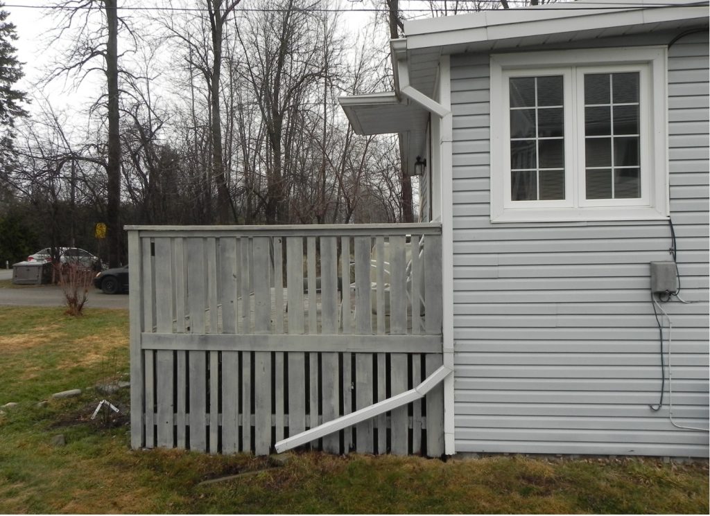 Willow Beach Deck 2 - Before Construction Right View