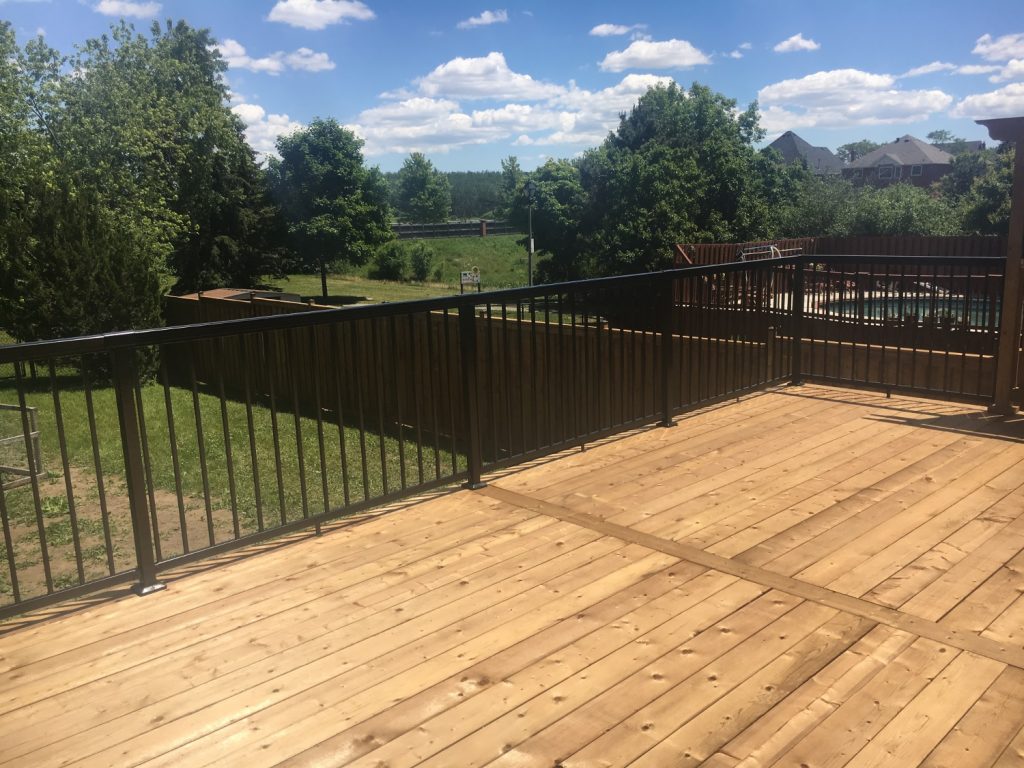 Grovepark Deck - After Construction Looking Right Out From Deck