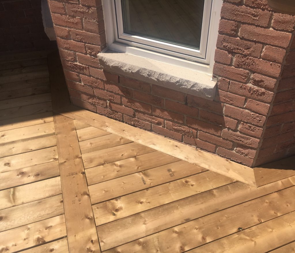 Grovepark Deck - After Construction Spline From Deck