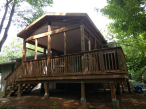 Bracebridge Porch - After Construction Right Corner