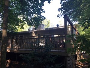 Bracebridge Porch - Before Construction Right Corner