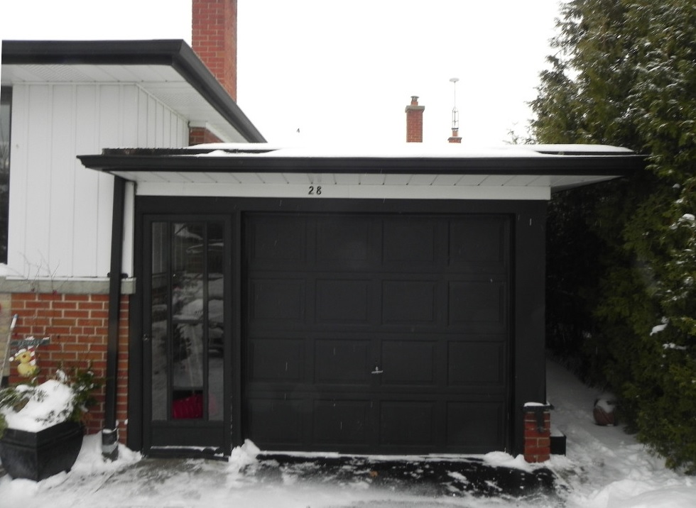 Etobicoke Addition & Reno - Before Construction Garage Front