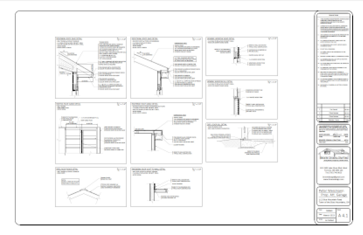 Part R Building Connectivty Drawings.pdf Details Garage Construction Drawings Samples 2D Construction Drawings