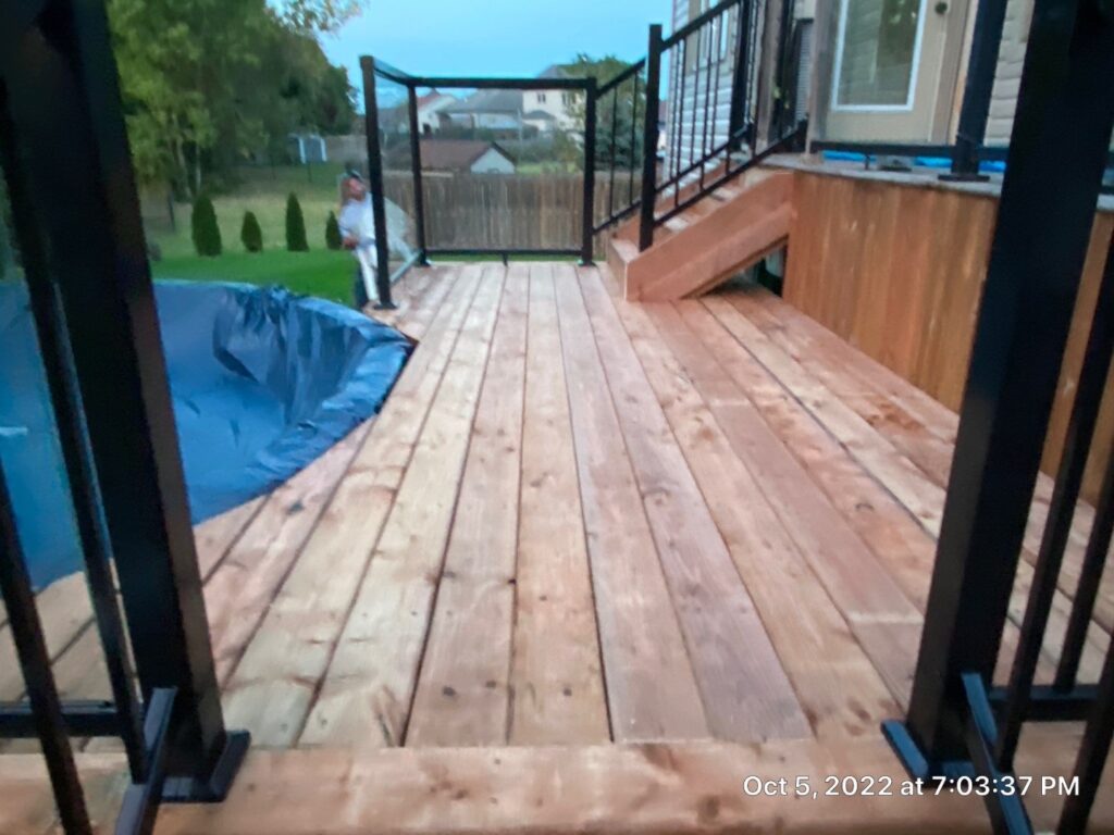 Essa Deck After Deck Surface